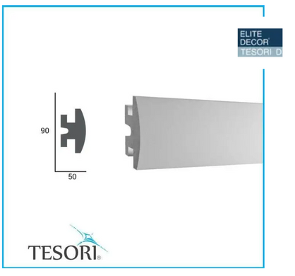Карниз для LED освітлення серія D Tesori KD 305