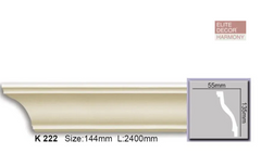 Карниз гладкий поліуретановий Harmony K 222