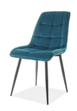 Стул Signal Chic Matt Velvet Bluvel 77морской