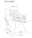 Стул Signal Cherry Matt Velvet Bluvel 99