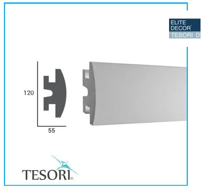Карниз для LED полиуретановый D Tesori KD 306