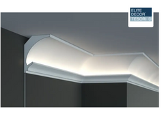 Карниз для LED пинополистироловый Tesori KD 204